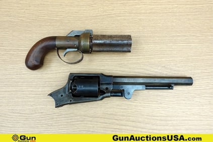 Euroarms of America, pepper box PEPPER BOX Pistols. Needs Repair. 3", 7.5" Barrel. BLACK POWDER One