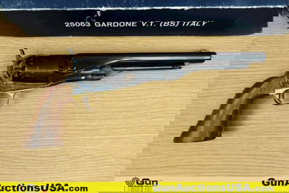 P.LLIPIETTA .44 Caliber Revolver. Very Good. 8" Barrel. BALL AND CAP Features a Brass Front Sight,