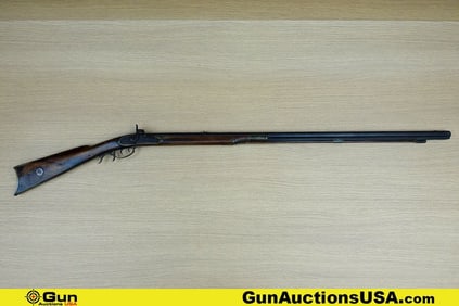 NONE MARKED Rifle. Needs Repair. 39" Barrel. CAP and Ball Features Drift Adjustable Front sight, V