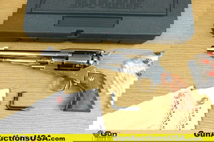 RUGER OLD ARMY .45 Cal Percussion Revolver. Very Good. 7.5" Barrel. BLACK POWDER Features a Fixed