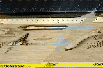 QUEEN ANNE Pistol Kit .50 Cal Pistol. Like New. 8" Barrel. Black Powder SINGLE SHOT Complete Flint