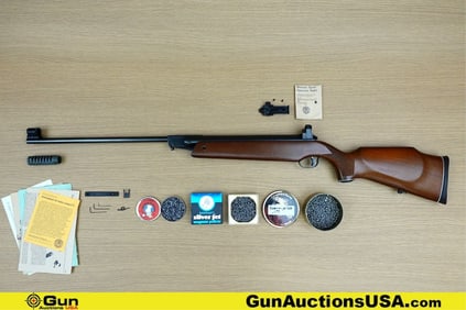 FEINWERKBAU .177 Rifle. Like New. 18" Barrel. AIR/BB Features a Hooded Front Sight, Target Peep