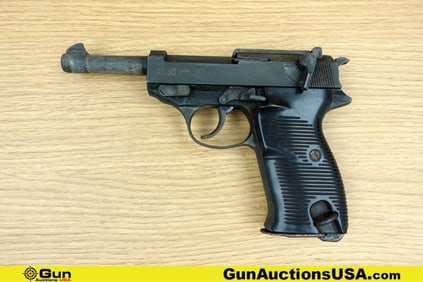 MGC P38 SNAP FIRE REPLICA PISTOL. Needs Repair. 4.75" Barrel. Blank Firing P38, would be a Great