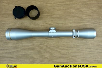 Leupold VX-II Scope. Very Good. 3-9x40 Rifle Silver Scope, One Lens Cover, Variable Power, with
