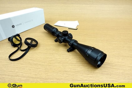 HAWKE VANTAGE IR Scope. Excellent. 4-12x20 AO RIMFIRE Scope, Calibrated for 17 HMR, MOA Reticle.