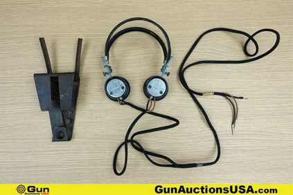 Western Electric, Soviet Surplus COLLECTOR'S Head Set, Mag Loader. Good Condition. One Western