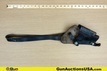 Stolla Wien COLLECTOR'S Holster. Good Condition. One Stolla Wien Austrian Leather Shoulder Holster.
