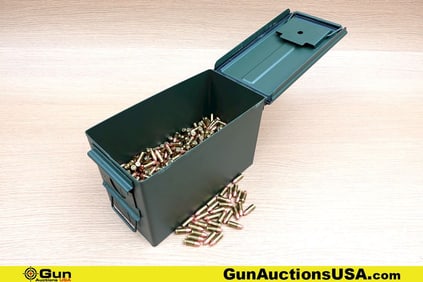Blazer 9MM Ammo. Approx. 1000 Rds. Includes Metal Ammo Can. . (77650) (GSCW53)