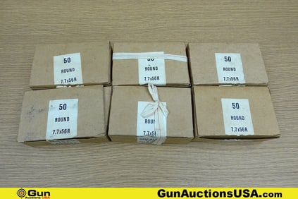 Surplus 7.7x56 Ammo. Approx. 300 Rds. . (78362) (GSCU42)