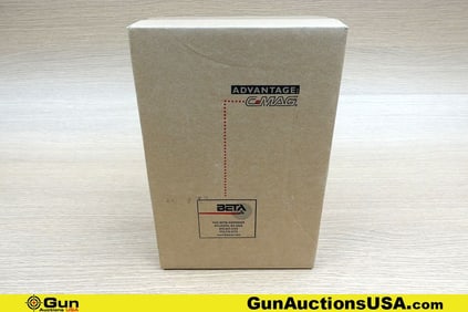 THE BETA COMPANY 5.56 COLLECTOR'S BETA MAG. NEW in Box. One M16/M4 100 Rd Magazine with CLEAR REAR