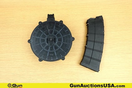 AGP ARMS, MD ARMS 12 Ga. Magazines. Excellent. Two Magazines; One Drum 20 Rd Mag by MD ARMS, and One