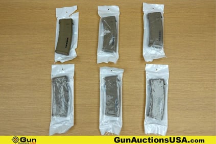 Magpul FIRST GENERATION 5.56 COLLECTOR'S Magazines. NEW. Six 30 Rd FIRST GENERATION, Windowed, Tan P