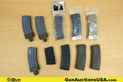 Magpul, LANCER SYSTEMS, DSC 5.56 COLLECTOR'S Magazines. Excellent. 10 Magazines; One Tan, New in