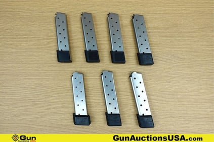 Chip McCormick Corp. .45 ACP Magazines. Very Good. Seven 10 Rd Metal Magazines. . (78378) (GSCM60)