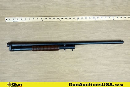 Winchester 1897 12 GA. Forend Assembly . Good Condition. COMPLETE FOREND ASSEMBLY, Wood Forend, with