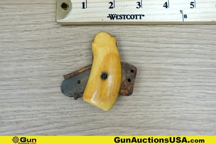 S&W COLLECTOR'S Grips. Good Condition. Antique S&W Ivory Small Frame Grips. . (78302) (GSCM48)
