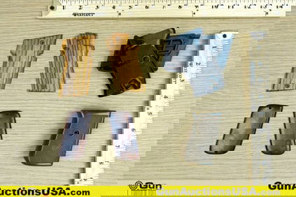 CZ, Star, Walther, Etc. COLLECTOR'S Grips. Excellent. One Brown Polymer CZ Grip, One Unknown