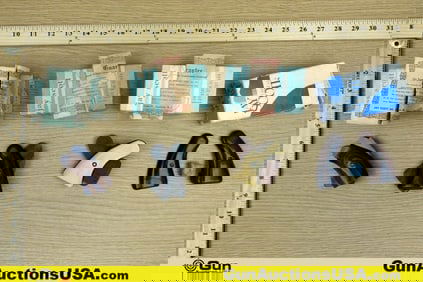 Jay Scott COLLECTOR'S Grips. Very Good. Four Boxed JAY SCOTT Gun Grips for Revolvers.. (78059)