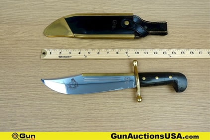 CASE DANIEL BOONE COMMEMORATIVE COLLECTOR'S LARGE BOWIE KNIFE. Very Good. One Large Bowie Knife with