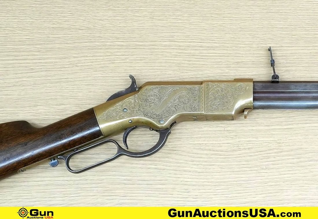 HENRY 1865 .44 HENRY RIMFIRE Rifle. Very Good. 24.25" Barrel. Lever Action YOUR CHANCE TO OWN an