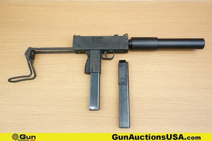 MILITARY ARMAMENT CORP, INGRAM M10, .45 ACP Machine Gun with TWO STAGE Silencer/Suppressor. Very