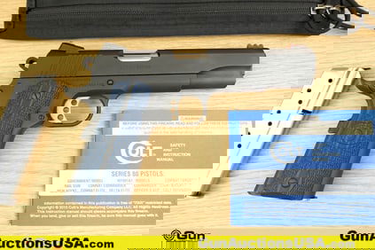 COLT GOVERNMENT MODEL COMPETITION SERIES 9MM LUGER Pistol. Very Good. 5" Barrel. Shiny Bore, Tight