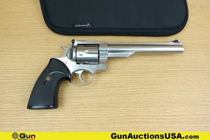 RUGER REDHAWK .44 MAGNUM Revolver. Very Good. 7.5" Barrel. Shiny Bore, Tight Action Brushed