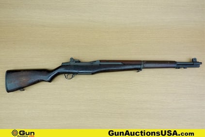 SPRINGFIELD M1 GARAND .30 Cal. Rifle. Good condition, Normal Handling Marks, Scattered Spotting