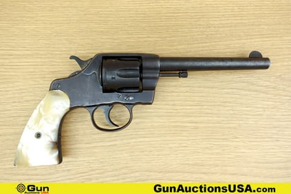 COLT  D.A. 38 .38 Cal. Revolver. Good condition, Normal Handling Marks, Scattered Spotting and/or