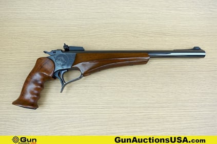 THOMPSON CENTER SUPER 14 .45 WIN MAG Pistol. Very Good. 14" Barrel. Shiny Bore, Tight Action Break