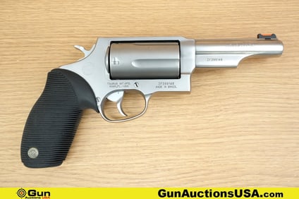 Taurus JUDGE .45 LC/.410 GA. Revolver. Excellent. 4" Barrel. Shiny Bore, Tight Action Features a