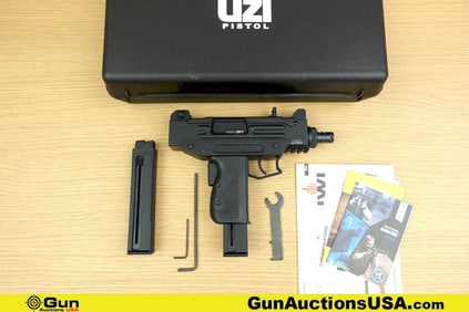 IWI/ Walther UZI .22 LR UZI/THREADED BARREL Pistol. Like New . 5" Barrel. Semi Auto .22 Caliber