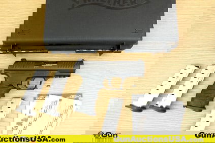 WALTHER CCP 9mm Pistol. Excellent. 3.5" Barrel. Shiny Bore, Tight Action Semi Auto Features a White
