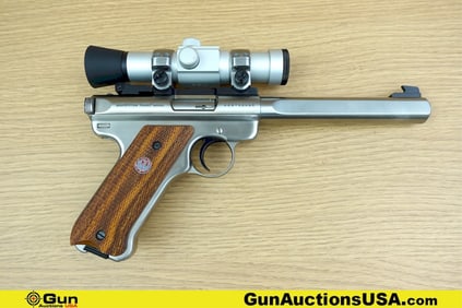 Ruger MARK II TARGET COMPETITION MODEL .22 LR Pistol. Excellent. 7" Barrel. Shiny Bore, Tight Action