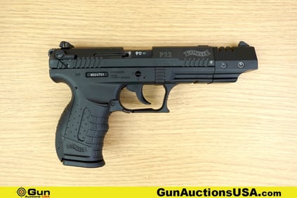 Walther/S&W P22 TARGET .22 LR TARGET Pistol. Excellent. 5" Barrel. Shiny Bore, Tight Action Semi