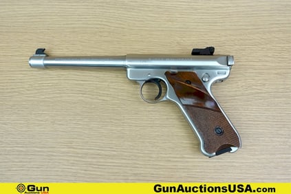 RUGER MARK II TARGET 22LR Pistol. Excellent. 6 7/8" Barrel. Shiny Bore, Tight Action Semi Auto A