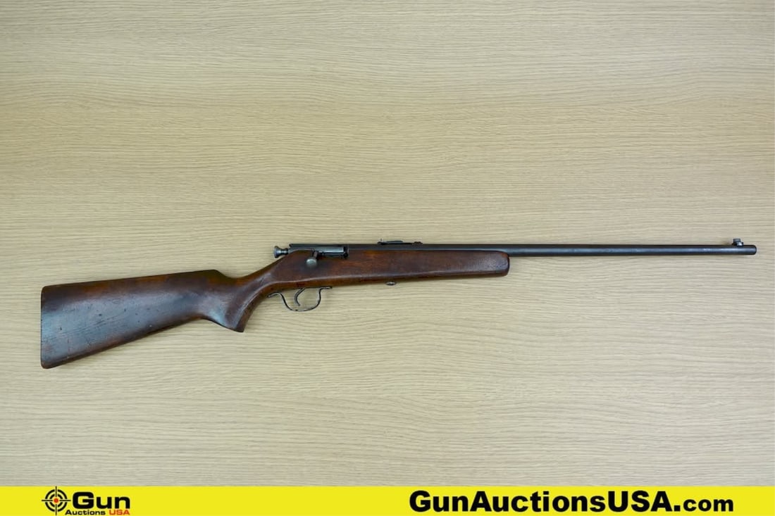 J STEVENS SPRINGFIELD MODEL 15 .22 S-L-LR Rifle. Good condition, Normal Handling Marks, Scattered: J STEVENS SPRINGFIELD MODEL 15 .22 S-L-LR Rifle. Good condition, Normal Handling Marks, Scattered Spotting and/or Pitting. 22" Barrel. Shootable Bore, Tight Action Bolt Action Features a Drift Adjusta