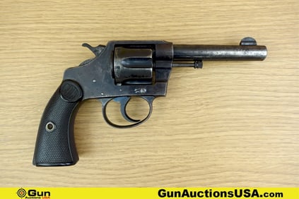 Colt POLICE POSITIVE .38 Cal. Revolver. Good Condition. 4" Barrel. Shootable Bore Features a Fixed