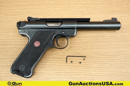 Ruger Mark III TARGET .22 LR Pistol. Excellent. 5.5" Barrel. Shiny Bore, Tight Action Semi Auto