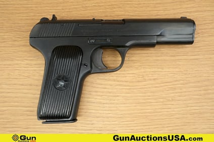 Norinco 213 9X19 Pistol. Very Good. 4 3/8" Barrel. Shiny Bore, Tight Action Semi Auto 9 MM TT 33