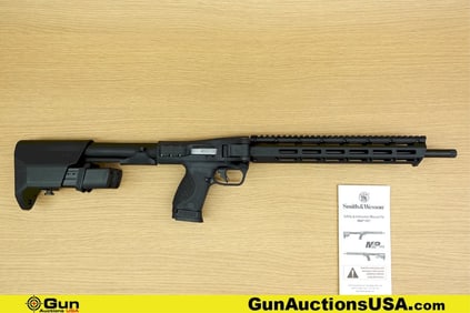 S&W M&P FPC 9mm THREADED BARREL Rifle. Very Good. 16" Barrel. Shiny Bore, Tight Action Semi Auto