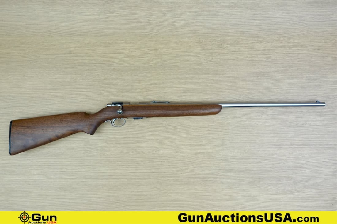 Winchester 69A .22 S-L-LR Rifle. Very Good. 25" Barrel. Shiny Bore, Tight Action Bolt Action Late: Winchester 69A .22 S-L-LR Rifle. Very Good. 25" Barrel. Shiny Bore, Tight Action Bolt Action Late 1940's Manufacture Date, Finished in the White, Hand Rubber Oil Finished GORGEOUS Wood Stock, Drift Ad