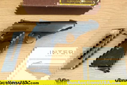 INTERARMS BERNARDELLI 80 .380 ACP COLLECTOR'S Pistol. Very Good. 3.5" Barrel. Shiny Bore, Tight