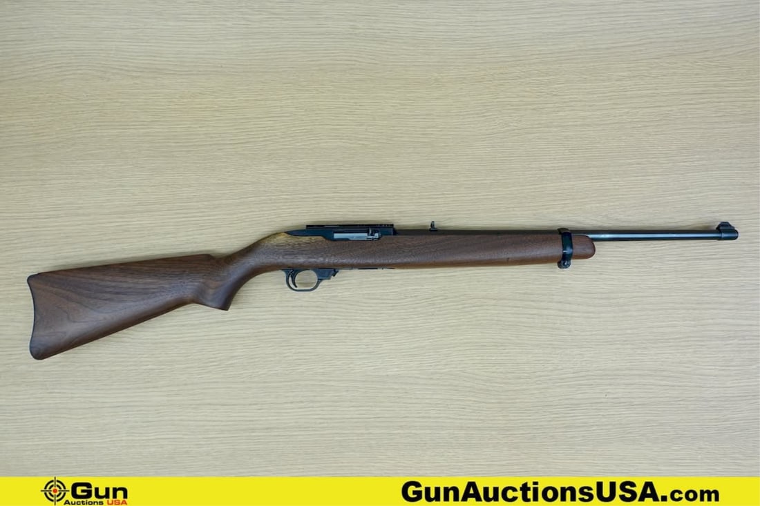 RUGER 10/22 .22 LR Rifle. Excellent. 18" Barrel. Shiny Bore, Tight Action Semi Auto A Great 10/22: RUGER 10/22 .22 LR Rifle. Excellent. 18" Barrel. Shiny Bore, Tight Action Semi Auto A Great 10/22 Carbine of More than Seven Million, This is Number 16,904, First Three Years of Production. Features O