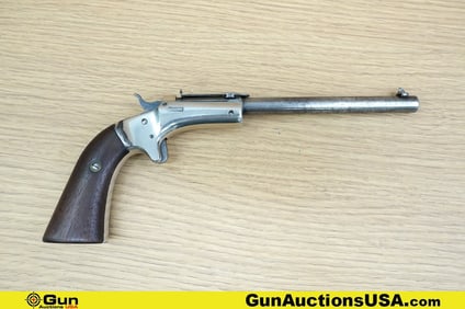 STEVENS .22 LR Pistol. Good condition, Normal Handling Marks, Scattered Spotting and/or Pitting.