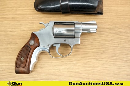 S&W 60 .38 S&W SPL Revolver. Good condition, Normal Handling Marks, Scattered Spotting and/or