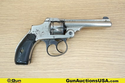 S&W TOP BREAK .32 S&W Revolver. Good condition, Normal Handling Marks, Scattered Spotting and/or
