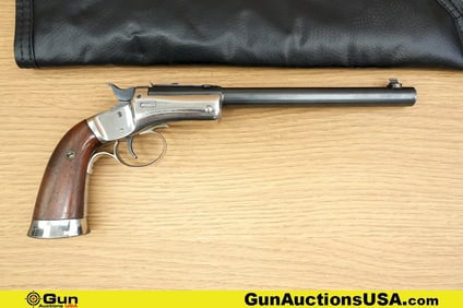 STEVENS .22 CAL Pistol. Good condition, Normal Handling Marks, Scattered Spotting and/or Pitting. 7