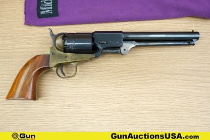 NAVY ARMS CO. .44 Caliber COLLECTOR'S Revolver. Excellent. 7.25" Barrel. PERCUSSION CAP Features a