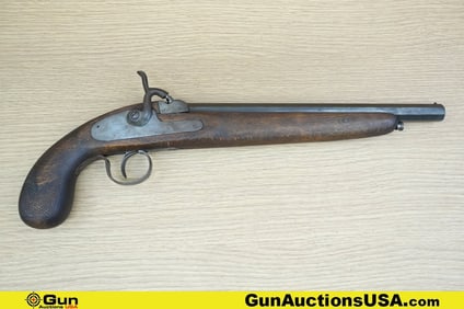 Spain .50 Caliber Pistol. Good condition, Normal Handling Marks, Scattered Spotting and/or Pitting.